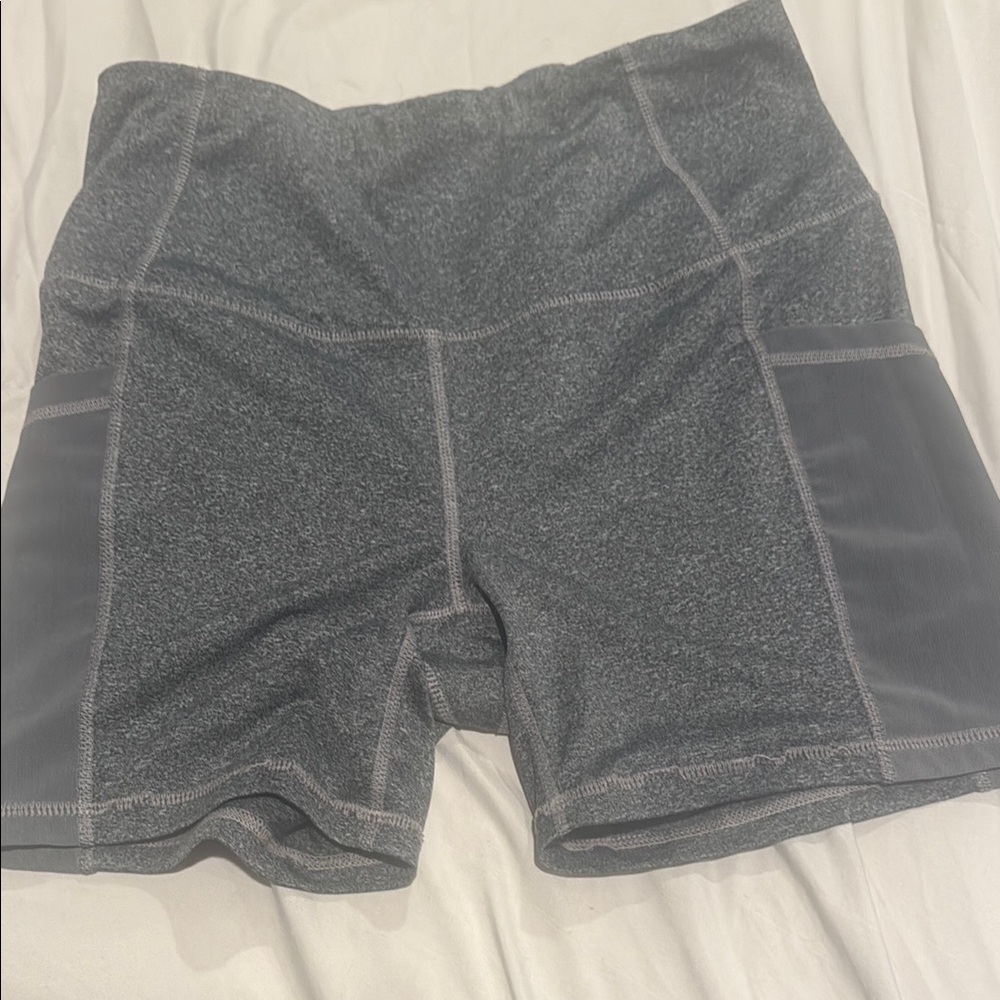 Reebok Women's Charcoal Bike Shorts